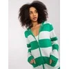 Nevery Day Megztinis-PM-SW-B426.38X-baltas-žalias