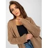 Och Bella Kardiganas moterims TW-SW-BI-M2201.87, tamsiai smėlio spalvos