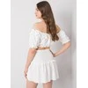 Och Bella Spódnica-TW-SD-BI-26716.47-baltas