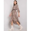 Och Bella Suknelė-TW-SK-BI-32556-1,62P-juoda-smėlio spalvos