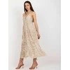 Och Bella Suknelė-TW-SK-BI-8247.62P-smėlio spalvos