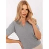 P-M Sweter-PM-SW-PM-5053.39-pilka