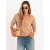 P-M Sweter-PM-SW-PM-5321.88-camelowy