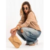 P-M Sweter-PM-SW-PM-5321.88-camelowy