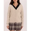 P-M Sweter-PM-SW-PM-5321.88-smėlio spalva