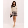 P-M Sweter-PM-SW-PM-5321.88-smėlio spalva