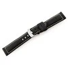 Pacific Dirželis oda W29 laikrodžiui - PREMIUM - juoda - 20mm