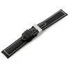 Pacific Odinė laikrodžio apyrankė W34 - PREMIUM - juoda/balta - 24mm