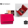 Peterson Moteriška odinė piniginė PTN RD-25-GCL Magenta