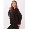 Relevance Džemperis moterim-RV-BL-5850.11X-ciemny ruda
