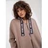 Relevance Megztinis-RV-BL-6683.00P-tamsiai smėlio spalvos