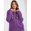 Relevance Megztinis-RV-BL-6683.00P-tamsiai violetinis