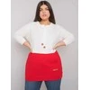 Relevance Megztinis-RV-BL-6845.51P-baltas ir raudonas