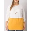 Relevance Megztinis-RV-BL-6845.51P-baltas-geltonas