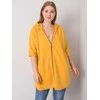 Relevance Megztinis-RV-BL-6863.59P-tamsiai geltonas
