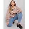 Relevance Megztinis-RV-BL-7282.22P-tamsiai smėlio spalvos