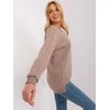 Relevance Megztinis-RV-BL-8261.51-tamsiai smėlio spalvos