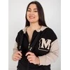 Relevance Megztinis-RV-BL-8272.85-juodas-smėlio spalvos