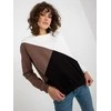 Relevance Megztinis-RV-BL-8463.41P-baltas-juodas