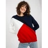 Relevance Megztinis-RV-BL-8463.41P-navy mėlyna-raudona
