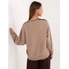 Relevance Bluza-RV-BL-A940.60-ciemny bezowy