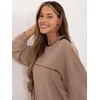 Relevance Bluza-RV-BL-A940.60-ciemny bezowy