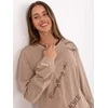 Relevance Bluza-RV-BL-A968.00-smėlio spalva