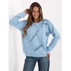 Relevance Bluza-RV-BL-A968.00-šviesiai mėlyna