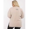 Relevance Bluza-RV-BZ-A599.82-smėlio spalva