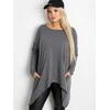 Relevance Bluzka-RV-BZ-5031.06X-ciemny pilka