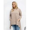 Relevance Bluzka-RV-BZ-7054-1.06-ciemny bezowy