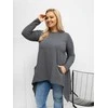 Relevance Bluzka-RV-BZ-7054-1.06-ciemny pilka
