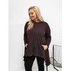 Relevance Bluzka-RV-BZ-7054-1.06-ciemny ruda