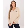 Relevance Sweter-RV-SW-A1025.80-smėlio spalva