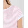 Relevance T-shirt-RV-TS-A1125.85-balta ir-rožinis