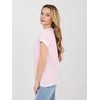 Relevance T-shirt-RV-TS-A1125.85-balta ir-rožinis