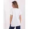 Relevance T-shirt-RV-TS-A1206.84-balta ir-rožinis