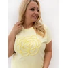 Relevance T-shirt-RV-TS-A1323.27P-jasny geltona
