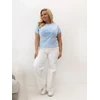 Relevance T-shirt-RV-TS-A1323.27P-šviesiai mėlyna
