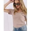 Relevance T-shirt-RV-TS-A1361.65-ciemny bezowy