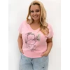 Relevance T-shirt-RV-TS-A1385.09P-jasny rožinis