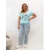 Relevance T-shirt-RV-TS-A1385.09P-mietowy
