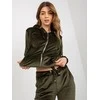 Relevance Veliūrinis treningas moterims RV-KMPL-6087-2.31X-khaki