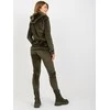 Relevance Veliūrinis treningas moterims RV-KMPL-6087-2.31X-khaki
