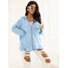Rue Paris Bluza-IT-BL-10362.24-šviesiai mėlyna