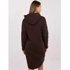 Rue Paris Bluza-RV-BL-4858-1.99P-ciemny ruda