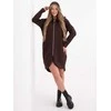 Rue Paris Bluza-RV-BL-4858-1.99P-ciemny ruda