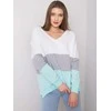 Rue Paris Megztinis-RV-BL-5972.07-balta-pilka
