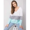 Rue Paris Megztinis-RV-BL-5972.07-balta-pilka