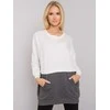 Rue Paris Megztinis-RV-BL-7197.89P-baltas-pilkas